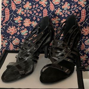 Black 2-inch high heels//size 9 1/2